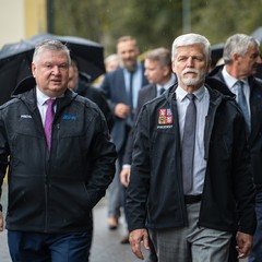 Návštěva prezidenta Petra Pavla a paní Evy Pavlové v Pardubickém kraji, Státní správa hmotných rezerv, 21.5.2024, foto: Tomáš Fongus