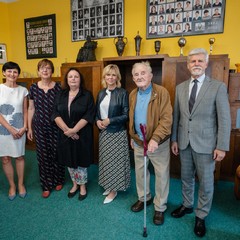 Návštěva prezidenta Petra Pavla a paní Evy Pavlové v Pardubickém kraji, Obchodní akademie v Chrudimi, 21.5.2024, foto: Tomáš Fongus 