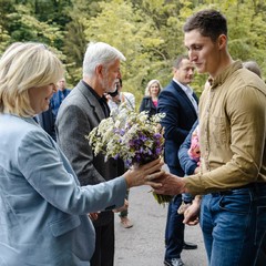 Návštěva prezidenta Petra Pavla a paní Evy Pavlové v Pardubickém kraji, statek U svatého Jána, Kunvald, 22.5.2024, foto: Tomáš Fongus 