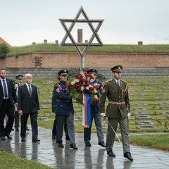 Prezident Pavel se zúčastnil Terezínské tryzny, Památník Terezín, 19.5.2024, foto: Tomáš Fongus