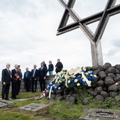Prezident Pavel se zúčastnil Terezínské tryzny, Památník Terezín, 19.5.2024, foto: Tomáš Fongus