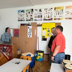 Návštěva Chorvatské republiky, návštěva mateřské a základní školy, Končenice, 28.5.2024, foto: archiv KPR