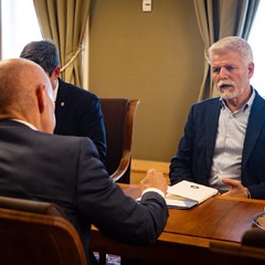 Prezident republiky přijal hejtmana Jihočeského kraje, Pražský hrad, 3.6.2024, foto: Zuzana Bönisch