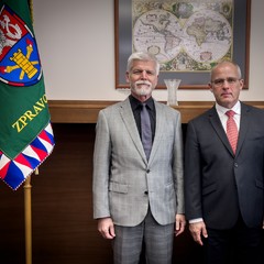 Prezident republiky navštívil Vojenské zpravodajství, 4.6.2024, foto: Zuzana Bönisch