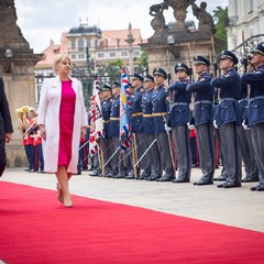 Oficiální návštěva slovenské prezidentky Zuzany Čaputové, Pražský hrad, 12.6.2024, foto: Zuzana Bönisch