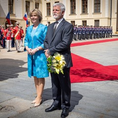 Oficiální návštěva slovenské prezidentky Zuzany Čaputové, Pražský hrad, 12.6.2024, foto: Zuzana Bönisch