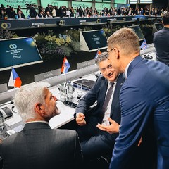 Prezident republiky na summitu o míru na Ukrajině, Bürgenstock u Lucernu, 15.6.2024