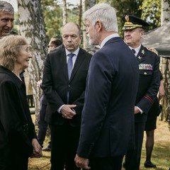 Pietní shromáždění k 82. výročí vyhlazení osady Ležáky, Památník Ležáky, 23.6.2024, foto: Zuzana Bönisch