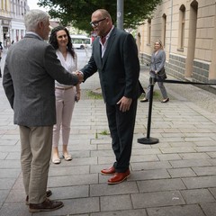 Návštěva prezidenta Petra Pavla v Karlovarském kraji, Grandhotel Ambassador, Národní Dům, Karlovy Vary, 23.6.2024, foto: Zuzana Bönisch