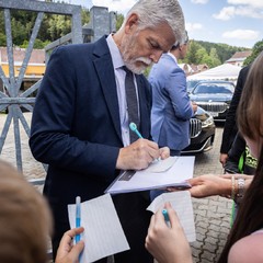Návštěva prezidenta Petra Pavla v Karlovarském kraji, Městský kulturní dům Kraslice, 24.6.2024, foto: Zuzana Bönisch