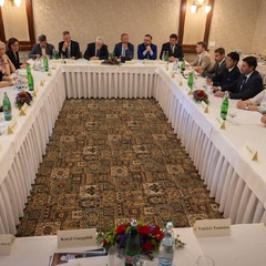 Návštěva prezidenta Petra Pavla v Karlovarském kraji, Danubis Health Spa Resort Nové Lázně, Mariánské Lázně, 24.6.2024, foto: Zuzana Bönisch