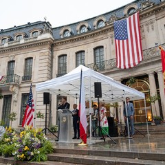 Recepce pořádaná u příležitosti Dne nezávislosti Spojených států amerických, rezidence velvyslance Spojených států amerických, Praha, 27.6.2024, foto: Tomáš Fongus