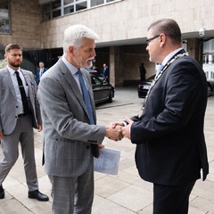 Návštěva prezidenta Petra Pavla v Ústeckém kraji, Krajský úřad Ústeckého kraje, 20.6.2024, foto: Tomáš Fongus