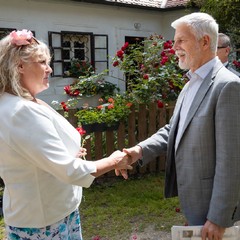 Návštěva prezidenta Petra Pavla v Ústeckém kraji, zámek Jezeří, 20.6.2024, foto: Tomáš Fongus