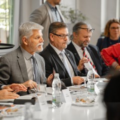 Návštěva prezidenta Petra Pavla v Ústeckém kraji, Sousedský dům Libuše, 20.6.2024, foto: Tomáš Fongus