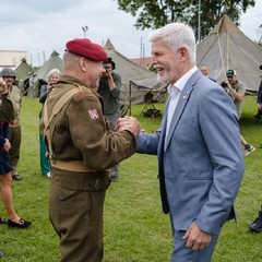 Setkání se zástupci českých klubů vojenské historie, Trévières, 6.6.2024, foto: Tomáš Fongus