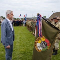 Setkání se zástupci českých klubů vojenské historie, Trévières, 6.6.2024, foto: Tomáš Fongus