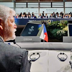 Prezident republiky na summitu o míru na Ukrajině, Bürgenstock u Lucernu, 15.6.2024
