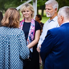 Prezident republiky v Lánech přijal aktivní občany z regionů, zámek Lány, 17.7.2024, foto: Zuzana Bönisch