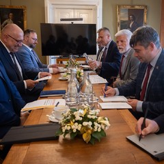Prezident republiky přijal ministra školství Mikuláše Beka, Pražský hrad, 23.7.2024, foto: Zuzana Bönisch