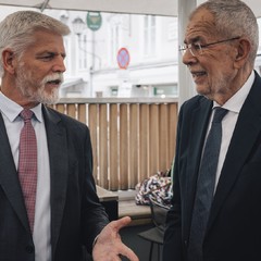 Prezident Petr Pavel a paní Eva Pavlová se zúčastnili slavnostního zahájení Salcburského festivalu, Salcburk, 25.7.2024, foto: Zuzana Bönisch