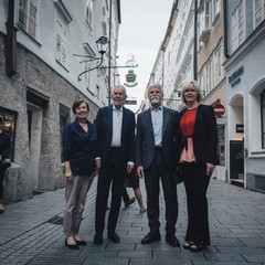 Prezident Petr Pavel a paní Eva Pavlová se zúčastnili slavnostního zahájení Salcburského festivalu, Salcburk, 25.7.2024, foto: Zuzana Bönisch