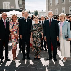 Prezident Petr Pavel a paní Eva Pavlová se zúčastnili slavnostního zahájení Salcburského festivalu, Salcburk, 26.7.2024, foto: Zuzana Bönisch