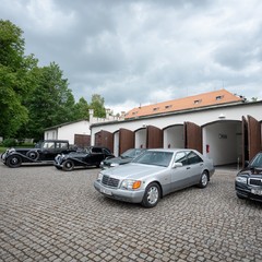 Výstava „S prezidentem do Lán aneb prezidentské automobily ze sbírek Národního technického muzea“, Zámek v Lánech, 1.7.2024, foto: Tomáš Fongus