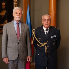 Prezident republiky propůjčil hodnost brigádního generála, Pražský hrad, 3.7.2024, foto: Tomáš Fongus