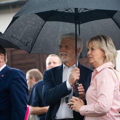 Výstava „S prezidentem do Lán aneb prezidentské automobily ze sbírek Národního technického muzea“, Zámek v Lánech, 1.7.2024, foto: Tomáš Fongus