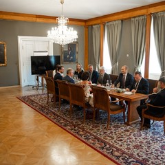 Prezident republiky přijal ministra pro evropské záležitosti, Pražský hrad, 4.7.2024, foto: Tomáš Fongus