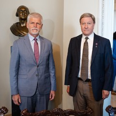 Jednání s předsedou Obranného výboru Sněmovny reprezentantů Mikem Rogersem, Kongres, 9.7.2024, foto: Tomáš Fongus