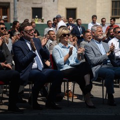 Prezident republiky a paní Eva Pavlová se zúčastnili zahájení stavby ostravského koncertního sálu, Ostrava, 19.7.2024, foto: Tomáš Fongus