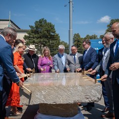 Návštěva Ostravy, zahájení stavby Koncertního sálu Ostrava, 19.7.2024, foto: Tomáš Fongus
