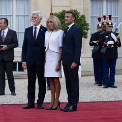 Prezident republiky na slavnostním zahájení XVII. letních paralympijských her, Elysejský palác, Paříž, 28.8.2024, foto: Zuzana Bönisch