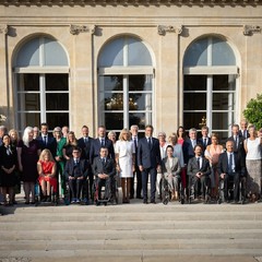 Prezident republiky na slavnostním zahájení XVII. letních paralympijských her, Elysejský palác, Paříž, 28.8.2024, foto: Zuzana Bönisch