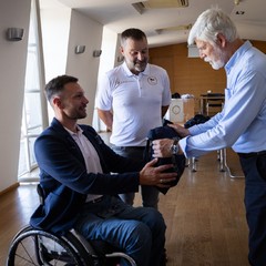 Prezident republiky na slavnostním zahájení XVII. letních paralympijských her, Velvyslanectví České republiky ve Francouzské republice, Paříž, 28.8.2024, foto: Zuzana Bönisch