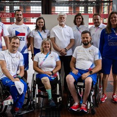 Prezident republiky navštívil paralympijskou vesnici, Paříž, 29.8.2024, foto: Zuzana Bönisch