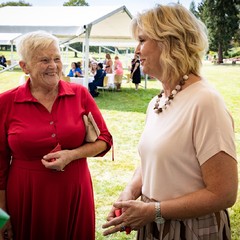 Setkání paní Evy Pavlové s příslušnicemi bezpečnostních sborů, 30.8.2024, zámek v Lánech, foto: Zuzana Bönisch