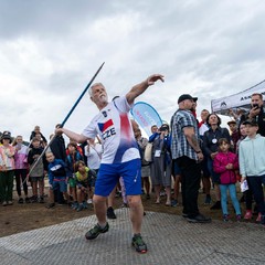 Prezident republiky a paní Eva Pavlová navštívili olympijský festival v Mostě, jezero Most, 2.8.2024, foto: Tomáš Fongus