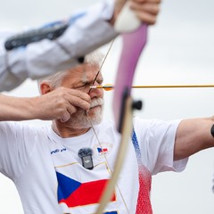 Prezident republiky a paní Eva Pavlová navštívili olympijský festival v Mostě, jezero Most, 2.8.2024, foto: Tomáš Fongus