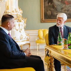 Nový mimořádný a zplnomocněný velvyslanec Irácké republiky Hayder Shiya Ghubeshi Albarrak, Pražský hrad, 23.8.2024, foto: Tomáš Fongus