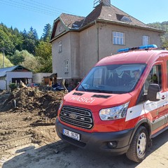 Návštěva obcí postižených záplavami, Jesenicko, 21.9.2024, foto: archiv KPD