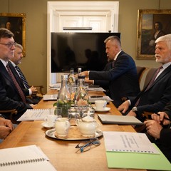Prezident republiky přijal ministra financí Zbyňka Stanjuru, Pražský hrad, 16.9.2024, foto: Zuzana Bönisch