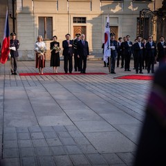 Oficiální návštěva prezidenta Korejské republiky a paní Kim Keon-he, Pražský hrad, 19.9.2024, foto: Zuzana Bönisch