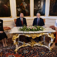 Oficiální návštěva prezidenta Korejské republiky a paní Kim Keon-he, Pražský hrad, 19.9.2024, foto: Zuzana Bönisch