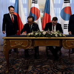 Oficiální návštěva prezidenta Korejské republiky a paní Kim Keon-he, Pražský hrad, 19.9.2024, foto: Zuzana Bönisch