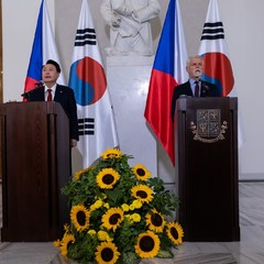 Oficiální návštěva prezidenta Korejské republiky a paní Kim Keon-he, Pražský hrad, 19.9.2024, foto: Zuzana Bönisch