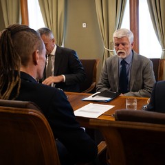 Prezident přijal předsedu Pirátů Ivana Bartoše, Pražský hrad, 30.9.2024, foto: Zuzana Bönisch