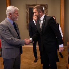Prezident přijal předsedu STAN Víta Rakušana, Pražský hrad, 30.9.2024, foto: Zuzana Bönisch